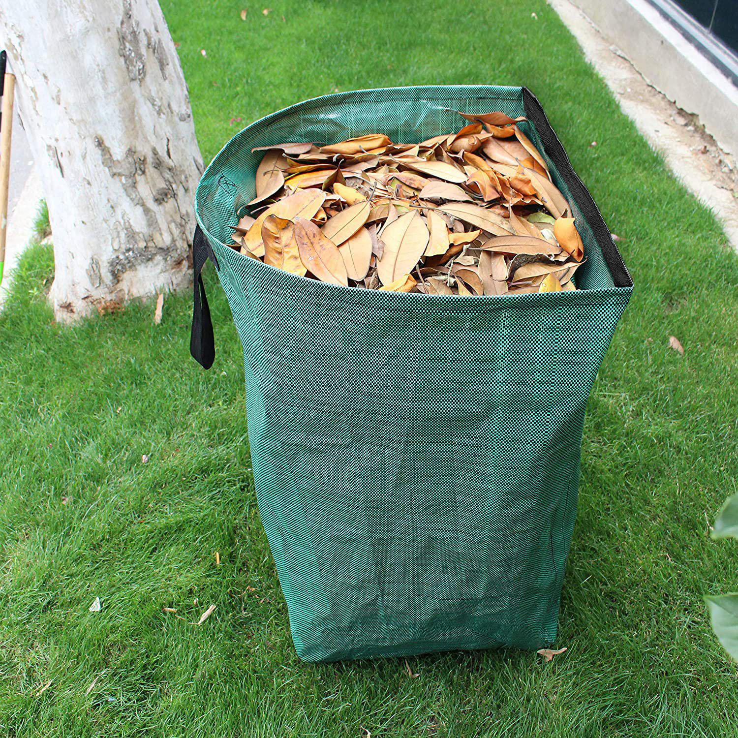 Cross-border hot garden deciduous bag corrosion-resistant environmental protection leaf storage bag large capacity garden weed cleaning bag