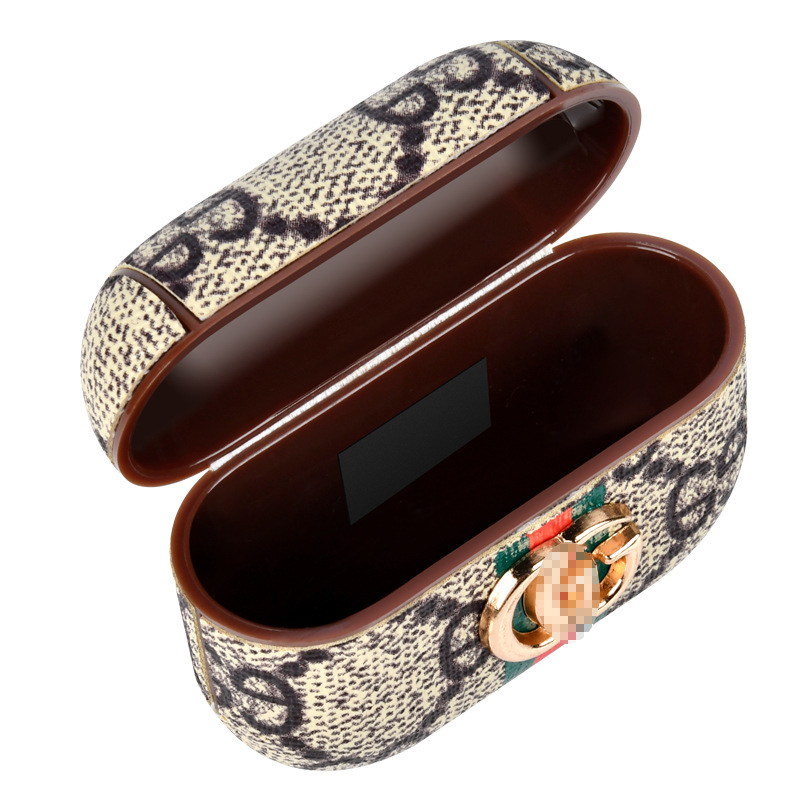 in stock for Apple Bluetooth Headset Protective Case Gucci Big Brand Airpods234pro2 Headset Protective Case