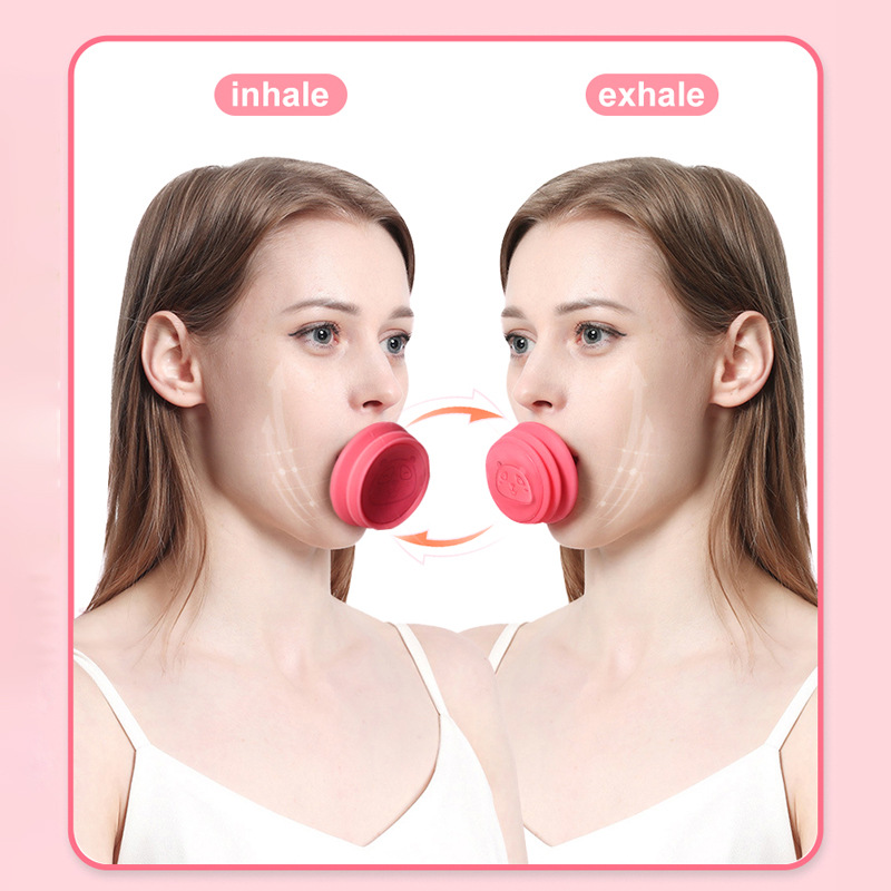 Facial masseter trainer to tighten the skin to enhance facial temperament double chin fat exerciser v face