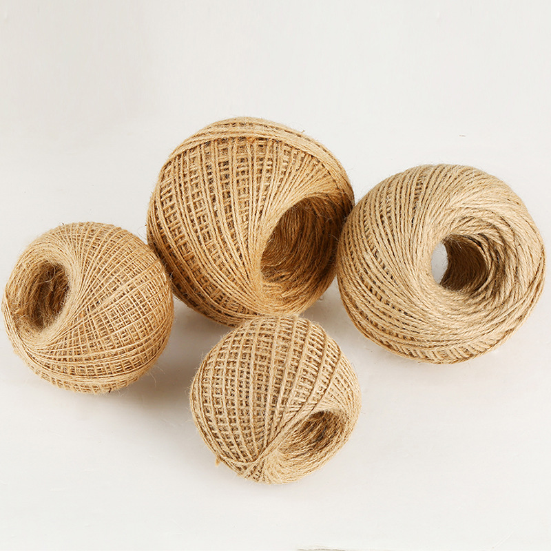 Hemp rope twine diy material thickness hand-woven mesh photo wall decoration net tag binding rope
