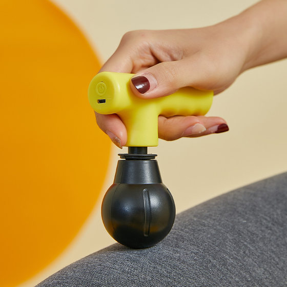 Convenient mini fascia gun charging Test massage gun muscle relaxer high frequency vibration fitness massager relaxation instrument