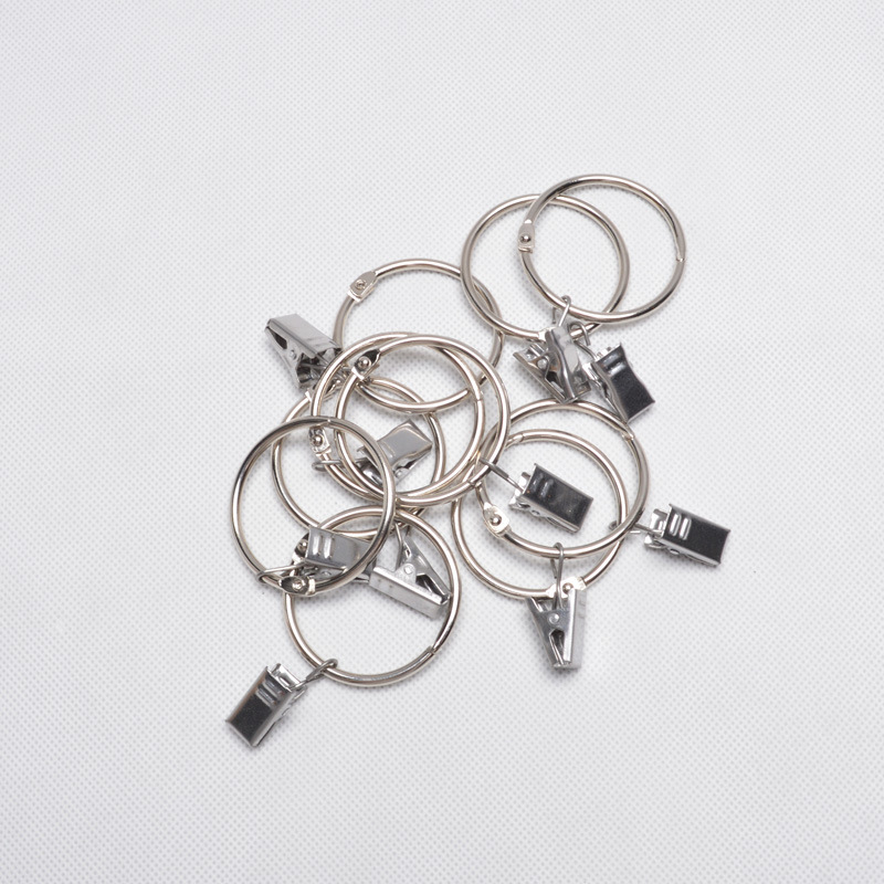 Curtain hook and loop clip stainless steel clip hook curtain accessories snap ring open ring curtain ring curtain clip