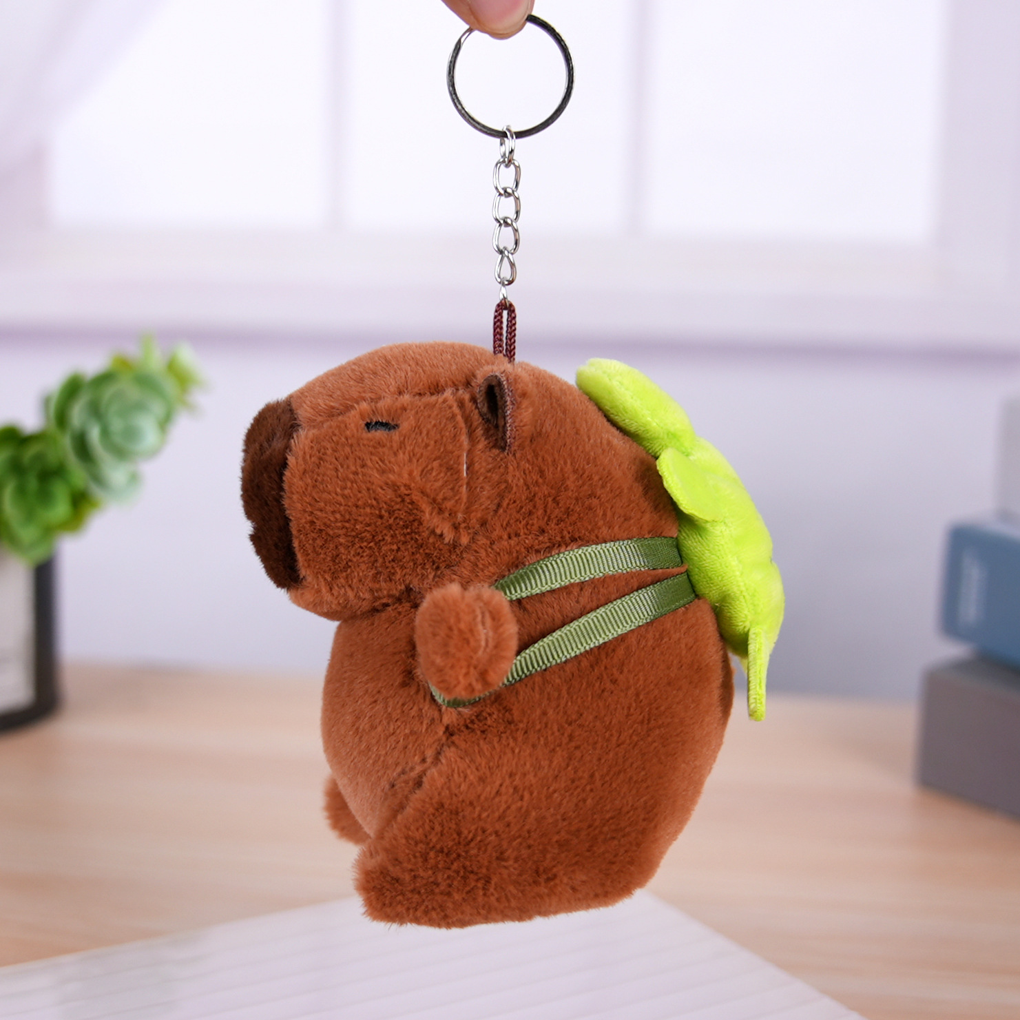 Internet celebrity cute capabala capybara pendant plush toy doll bag pendant keychain Doll Doll