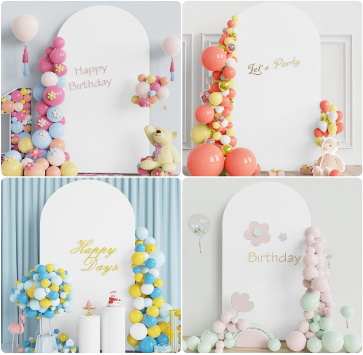 Wedding arch elastic cloth cover high elastic spandex solid color photography cloth decorative cloth cover outdoor screen decorative partition