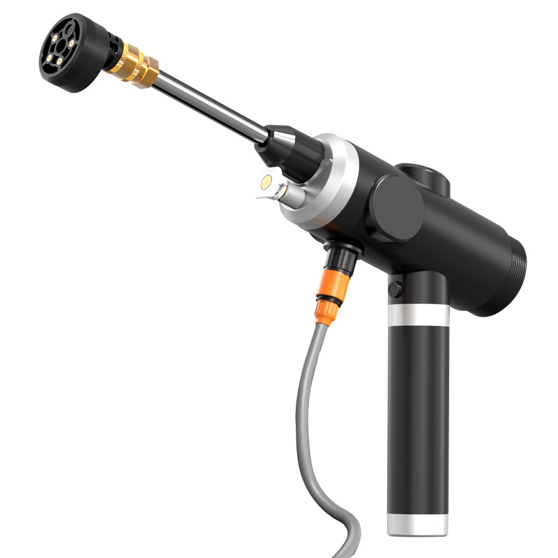 Wireless car washing machine household water gun lithium battery charging portable high pressure water gun new car washing artifact for car household