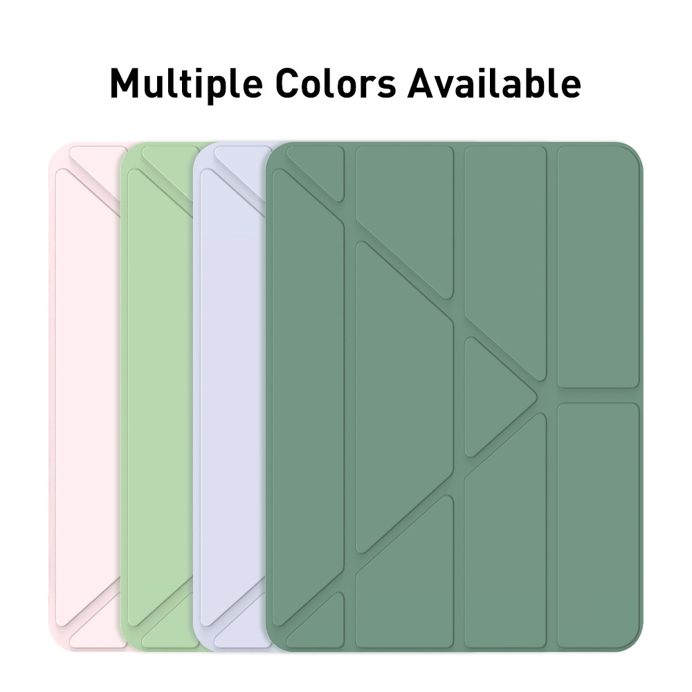 iPad Pro 2024 Protective Case for ipadpro11 Protective Case Silicone Vertical Screen Y-Folding Drop-Resistant Air4 Set