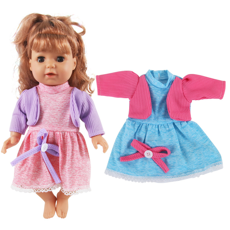 Factory direct fashion 36cm vinyl simulation doll clothes 14 inch boys and girls clothes cross-border exclusive