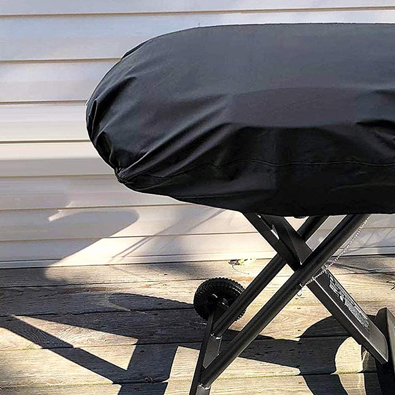 Cross-border hot sale outdoor barbecue grill cover outdoor picnic barbecue cover dustproof and rainproof household appliance cover