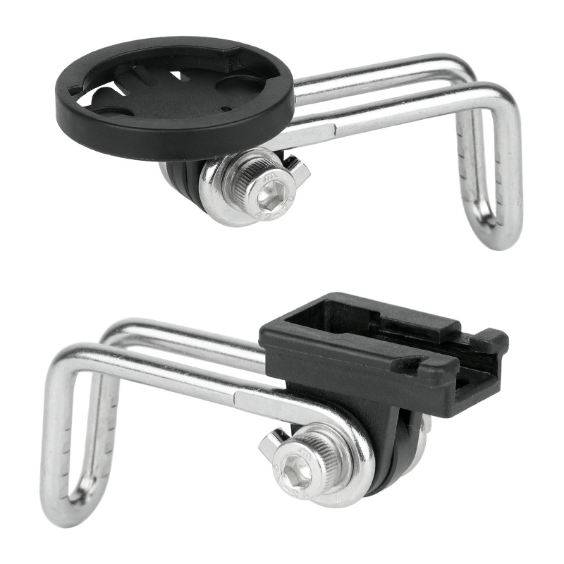 Road Bicycle Front Fork Lamp Frame Headlight Fixing Frame Lamp Clip Code Meter Holder Transfer Riding Lamp Bracket Riding Accessories