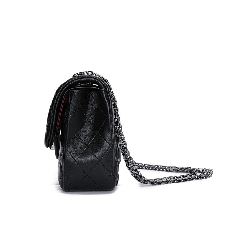 Lingge Chain Bag 2023 New Leather Women's Bag Fashion Chanel Style Sheepskin Women's Shoulder Bag