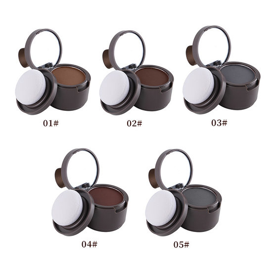 Foreign trade in stock neutral non-logo hairline repair shadow powder filling forehead hair replacement artifact waterproof and sweat-proof