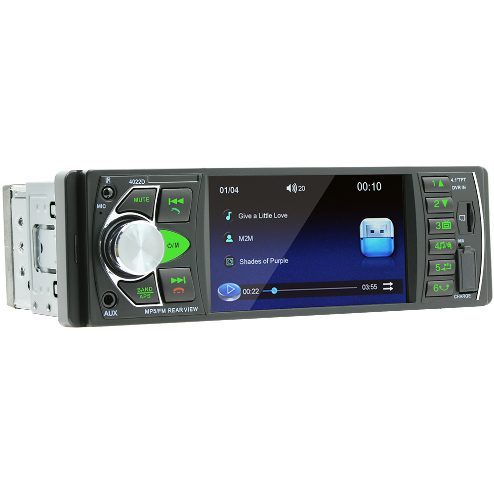 Multi-function car Bluetooth radio HD screen reversing Image lossless music car MP5 player
