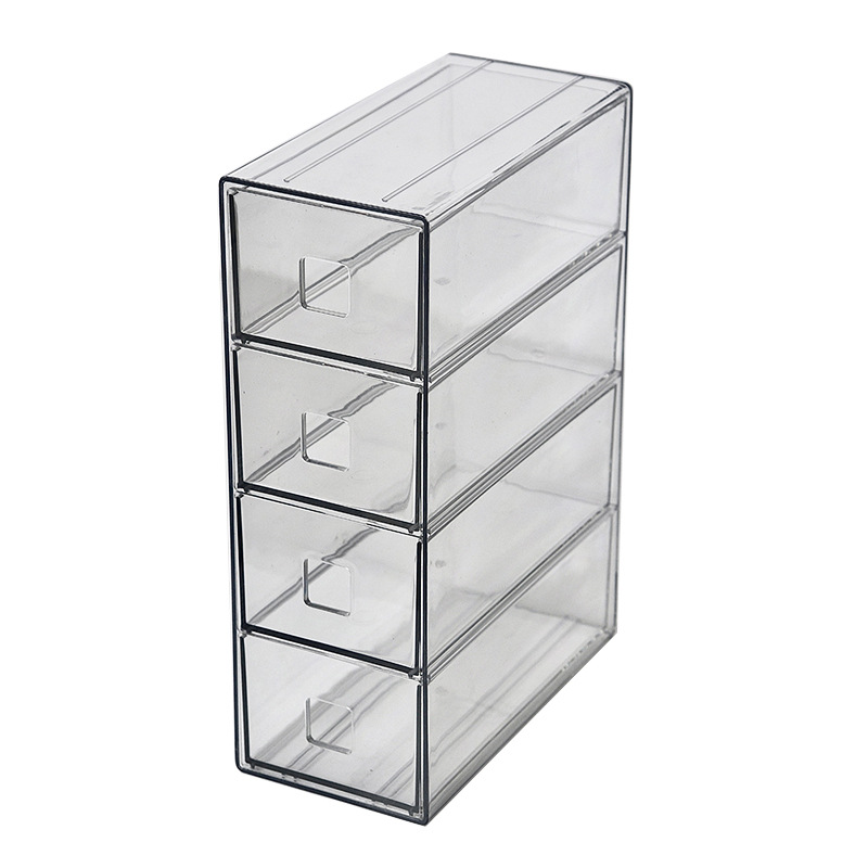 Transparent Plastic Jewelry Storage Rack Necklace Bracelet Box Dustproof Earrings Jewelry Rack Dustproof Earrings Storage Box
