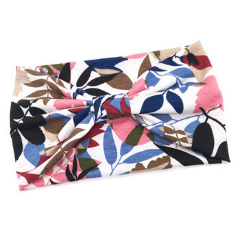 European and American bohemian style new printed elastic sports hair band women's wide-brimmed headband cotton turban headwear wholesale