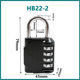 Factory Metal Password Padlock Luggage Backpack Gym Cabinet Doors and Windows Zinc Alloy Lock