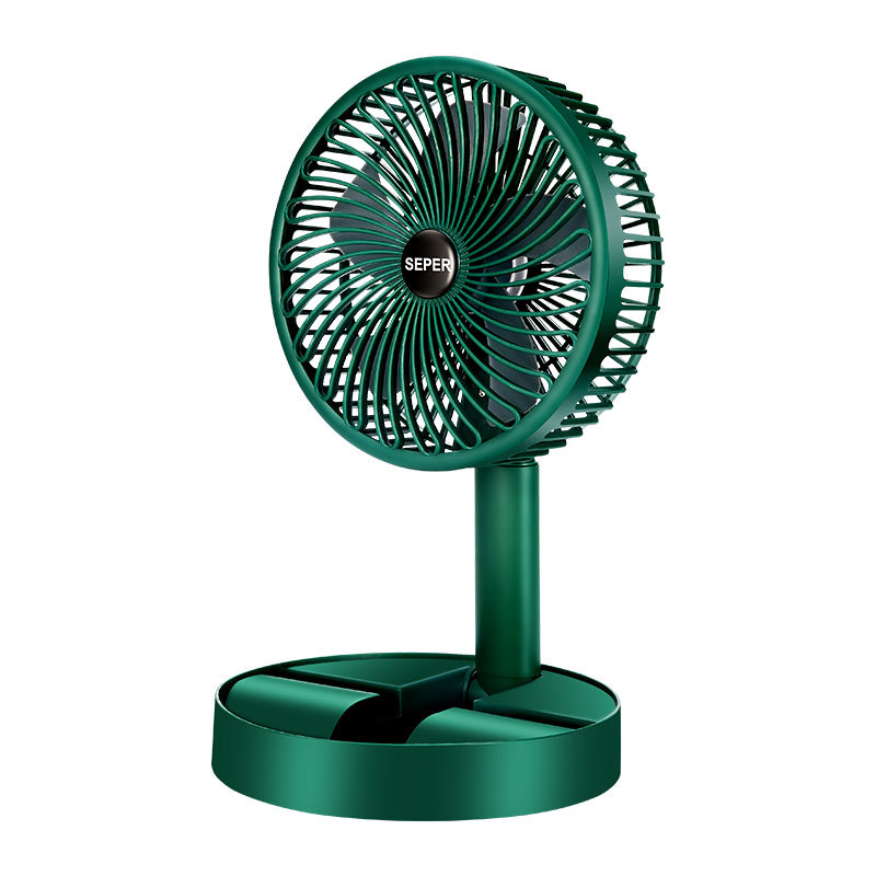 New Folding Small Retractable Fan Desktop Rechargeable USB Fan Portable Simple Small Fan