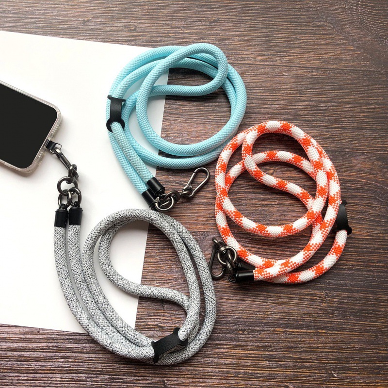 Mobile Phone Lanyard Multifunctional Removable Crossbody Back Hanging Neck High-end Camera Strap Safety Rope Anti-loss 8mm Thick