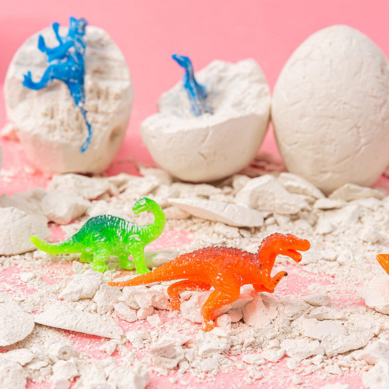 Archaeological Dinosaur Fossil Egg Children Digging Dinosaur Toy Kindergarten Puzzle Blind Box Gift Creative Gift for Students