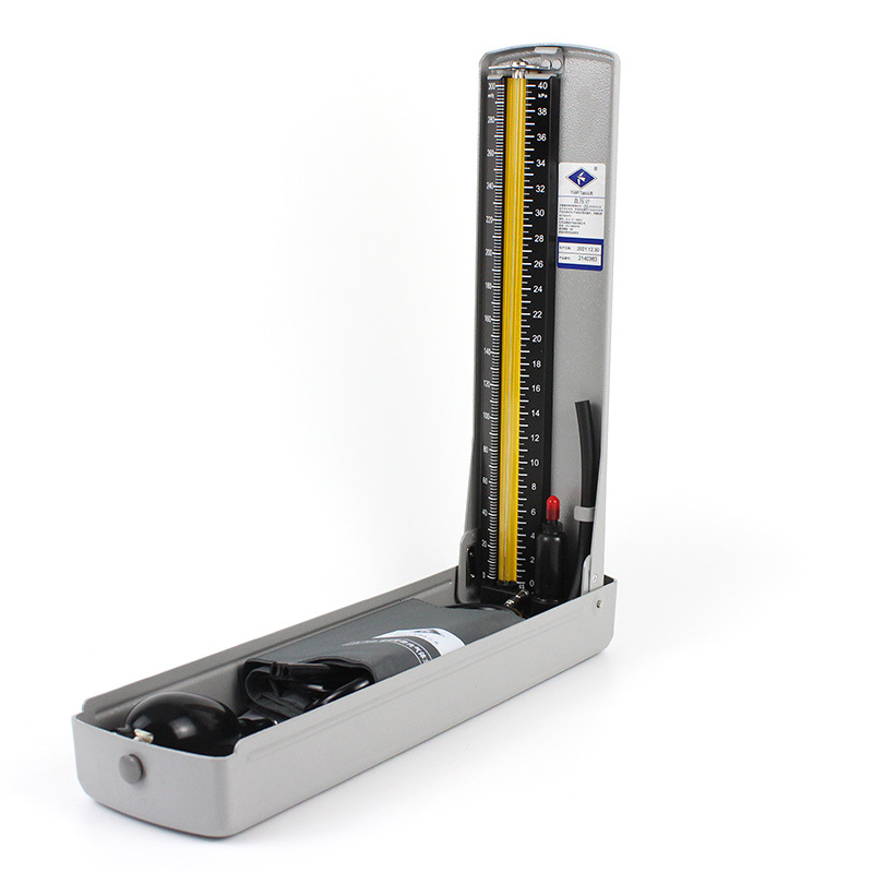 Yuanyan mercury sphygmomanometer desktop sphygmomanometer traditional old-fashioned sphygmomanometer stethoscope household elderly blood pressure measurement