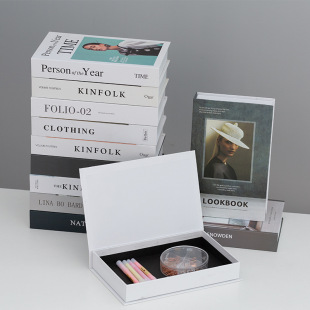 Cross-border Openable Storage Fake Book Box Living Room Creative Decorative Book Ornaments Nordic Simple Simulation Book Book Box