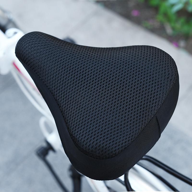 Bicycle mesh seat cover mountain bike cotton car seat cover bicycle saddle insulation breathable riding accessories equipment