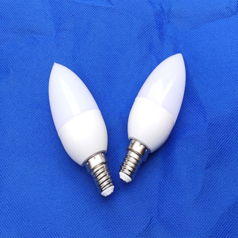 led bulb energy saving super bright e14 small screw candle lamp Edison crystal chandelier light source 3w sharp bulb pull tail lamp