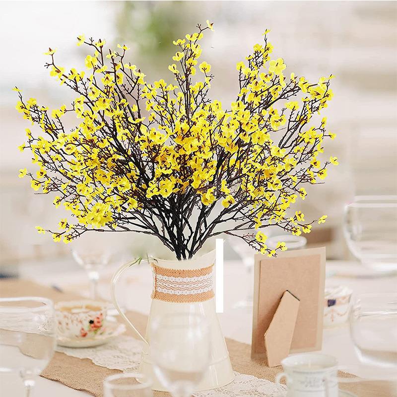 Amazon Cross Border Artificial Flower Gypsophila Silk Flower Dried Flower Wedding Restaurant Decoration Office Party Wedding