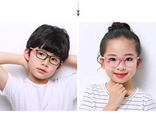 TR90新款时尚可爱潮流儿童男女可戴电脑框架防蓝光平光眼镜2104