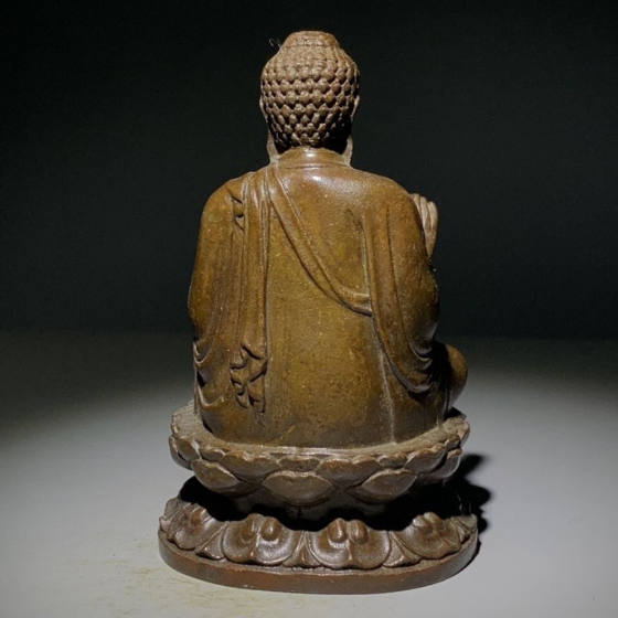 Sakyamani Buddha statue decoration antique collection vintage home decoration decoration Buddha Buddha desktop decoration