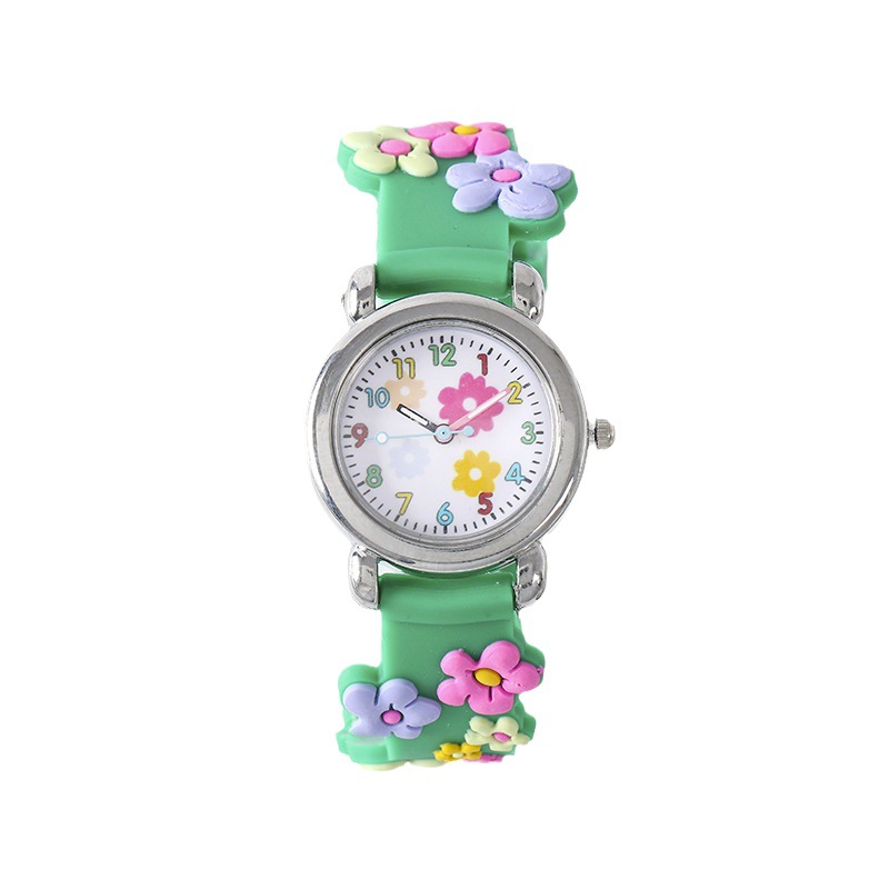 New children's factory direct plastic children's watch small flower multi-color wholesale can be mixed color