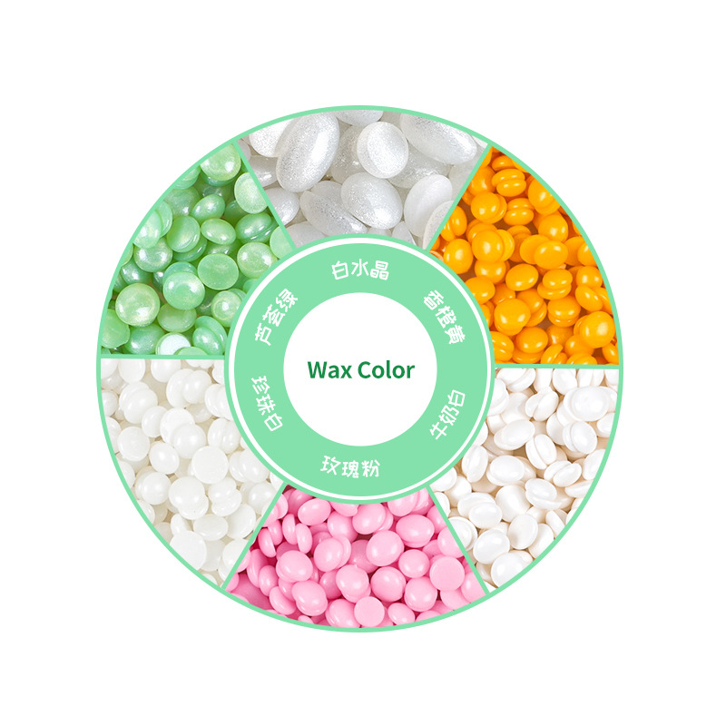 SOUCHO cross-border rosin-free depilatory beeswax 100g Depilatory wax bean coconut wax beaded wax coconut wax