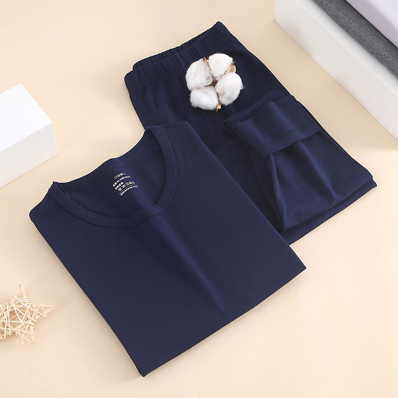 Cotton long johns men's suit thin thermal underwear cotton sweater cotton bottoming winter
