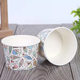 Disposable ice cream paper bowl customized logo yogurt cup ice cream dessert paper bowl printing paper cover ice cream cup