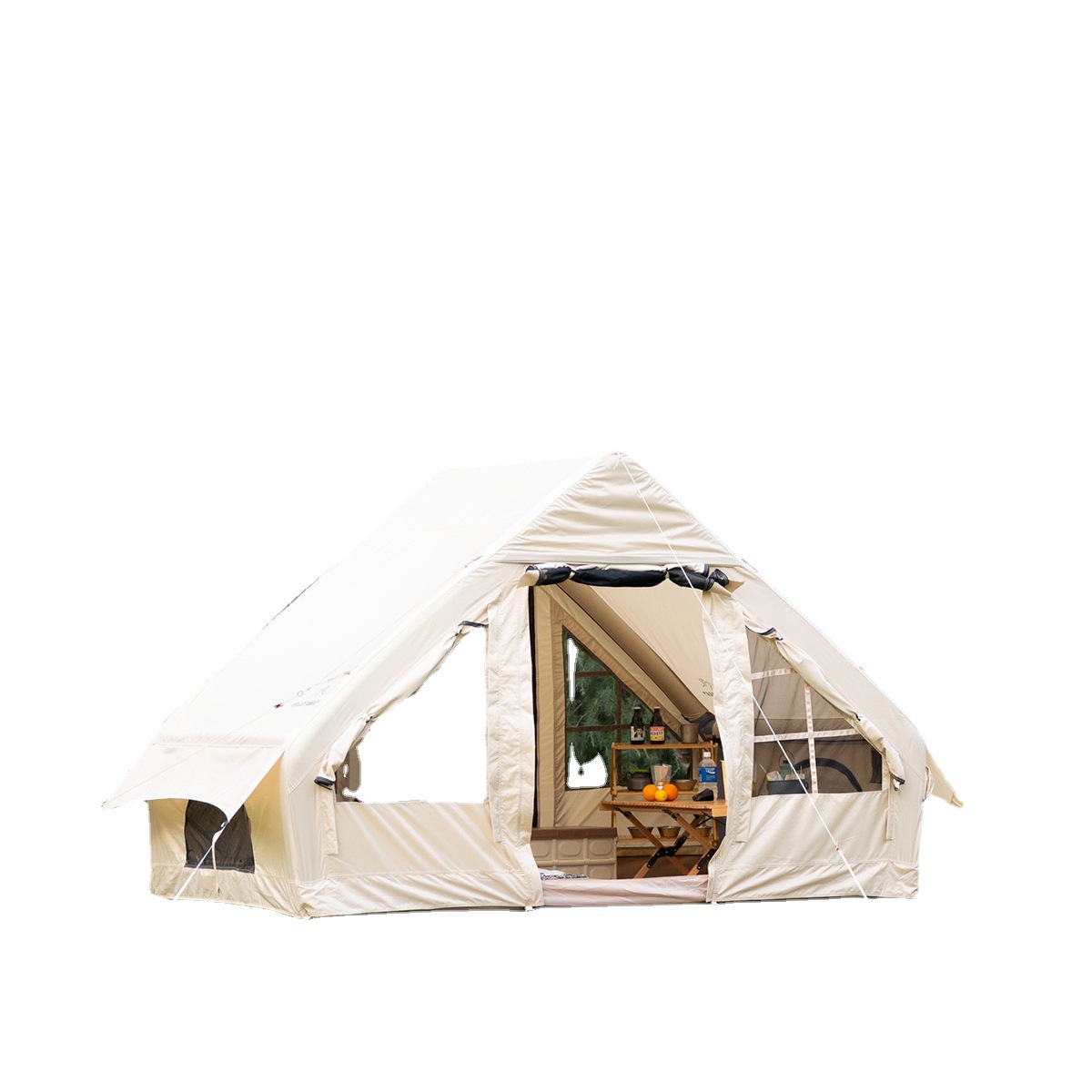 Light Tent Outdoor Camping Inflatable Tent 12 Flat Free Air Column Tent Ridge Tent Group Building Camp Tent