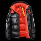 European Station Bright Face Down Jacket Men's Short 2024 Winter New Fashion Brand Couple Hooded Thickened Warm Jacket