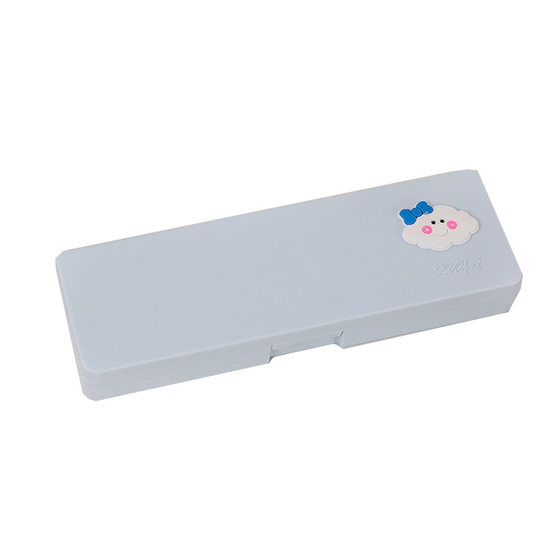 Cute cartoon PP frosted pencil case girl's heart stationery box creative multifunctional student stationery storage pencil case