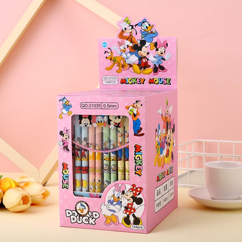 New cartoon straight rod Erasable Gel Pen cute high color value hot erasable fountain pen student stationery wholesale