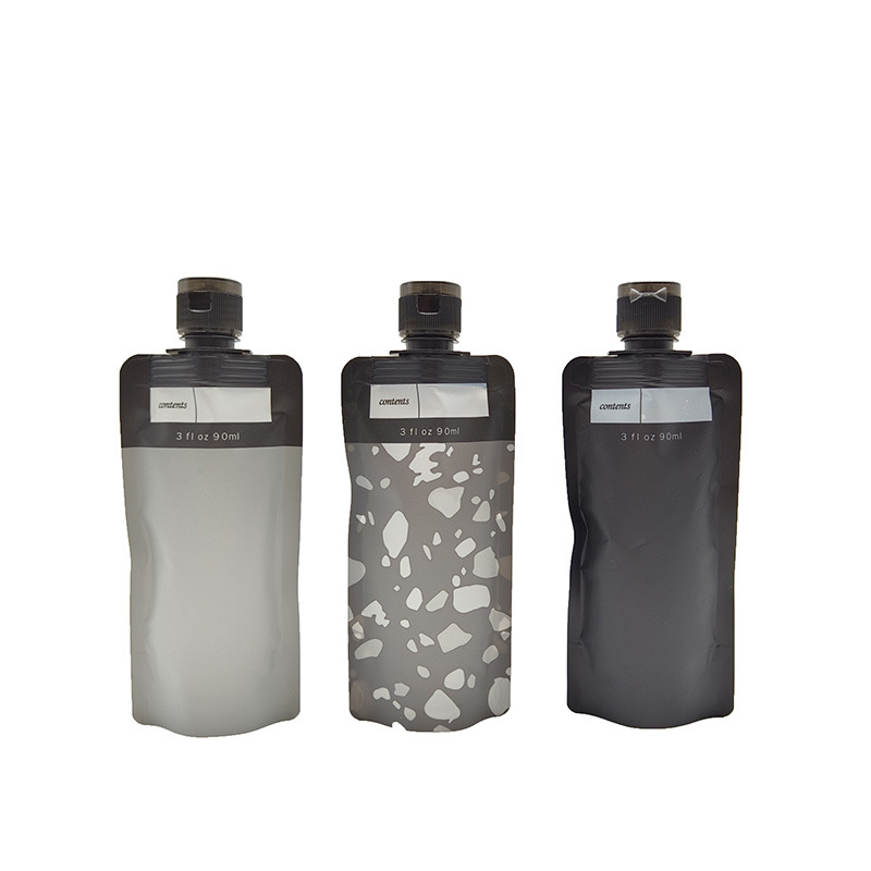 90ml set travel bag skin care flip suction nozzle bag toiletries portable cosmetic bag manufacturers in stock