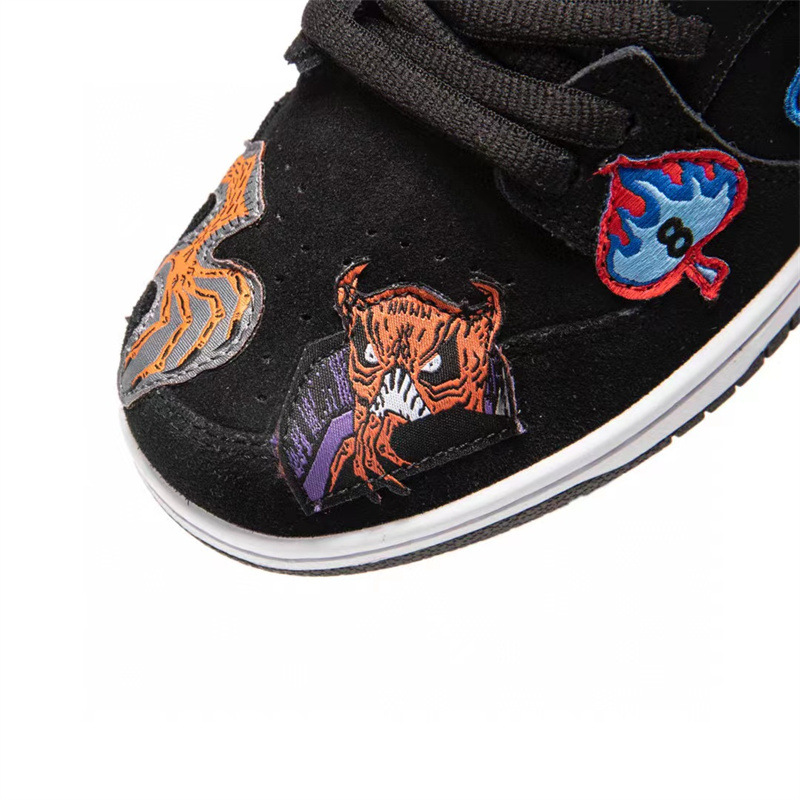 European Station Halloween Dunk Low-top Air Cushion Running Shoes Skateboard Shoes 