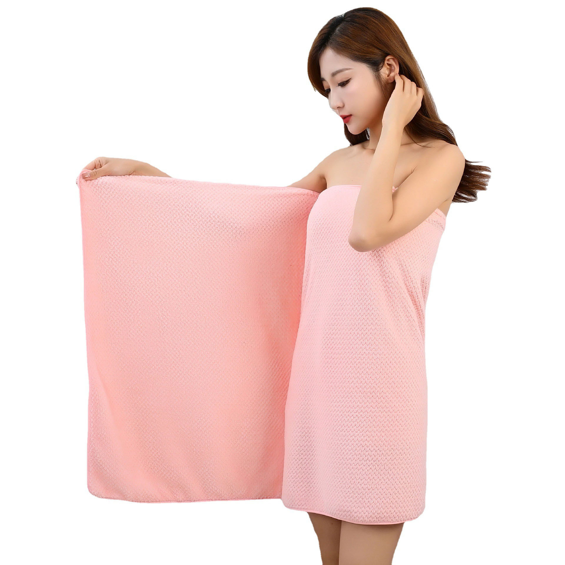 Wholesale coral fleece quick-drying gifts beauty salon stall foreign trade beach towel couple pineapple towel bath towel set