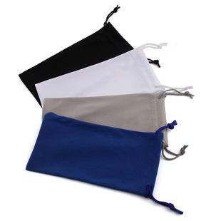High quality beam microfiber glasses bag can print logo solid color sunglasses cloth bag can wipe glasses bag wholesale