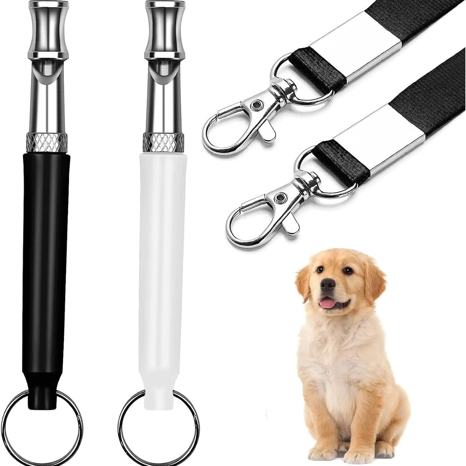 Cross-border pet training whistle mute dog whistle training recall pet trainer dog whistle