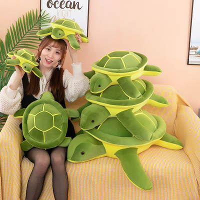 Cross-border Foreign Trade Software Turtle Doll Plush Toy Simulation Turtle Pillow Doll Doll Turtle Cushion Sofa