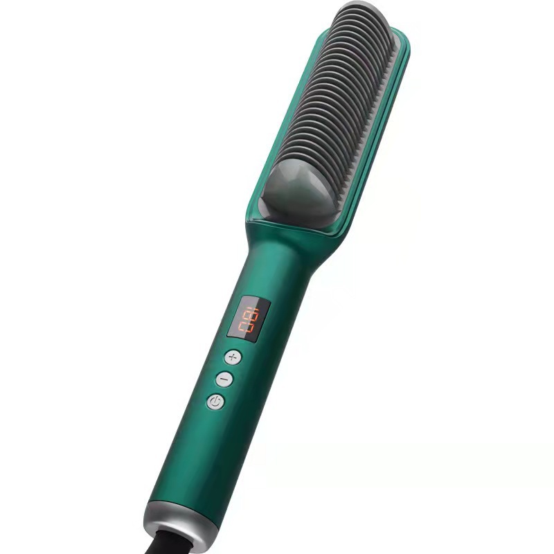 Amazon New straight hair comb negative ion hair care lazy people do not hurt hair straightening wave inner buckle shape curling stick