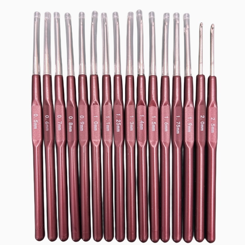Pen Ultra-fine Crochet Doll Threading Ultra-fine Small Hook Wool Metal Handmade diy Knitting Tool Material Bag