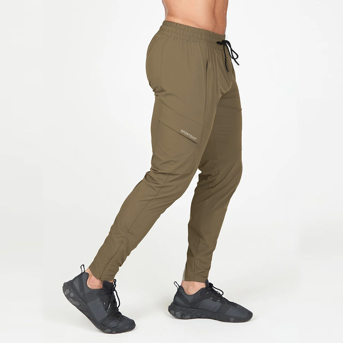 Thin Trousers Men's Summer Sports Outdoor Cycling Running Fitness Stretch Quick-drying Sports Pants plus size High-end Pants