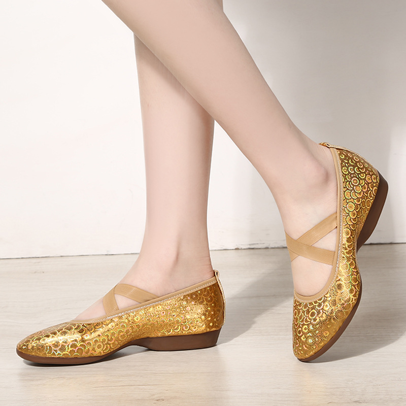 Manufacturers new dance shoes low-heeled dance shoes female Square dance shoes shoes wholesale foreign trade