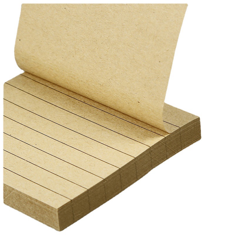 Post-it Sticker ins Style Post-it Sticky Strong Square Horizontal Line Cute Small Fresh Tear Message N-time Sticker Japanese