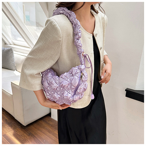 Cloud Bag New All-match Solid Color Folded Bag Korean Style ..