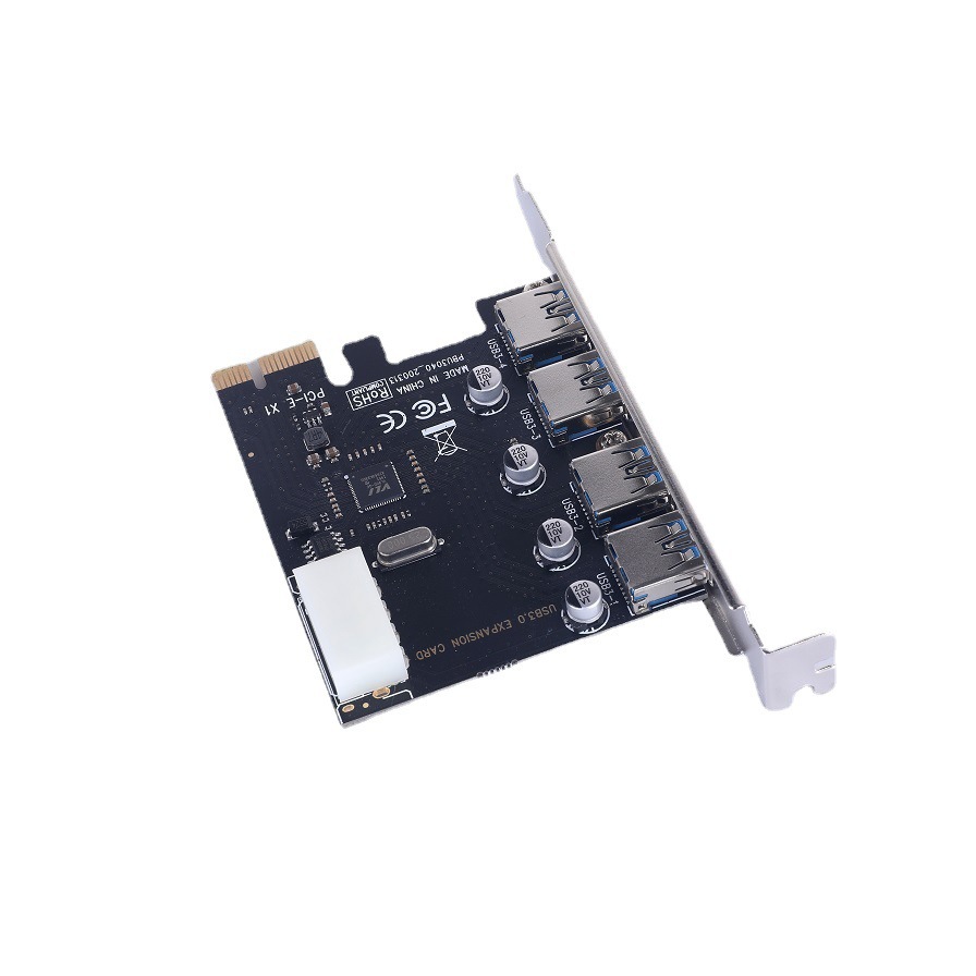 Factory 3.0 PCI-E to USB expansion card built-in desktop adapter card 4-port high speed 3.0USB